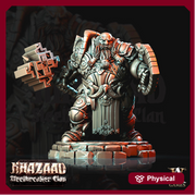 Dwarf Fighter with Mace & shield Resin Miniatures | D n D | 28mm, 32mm, 54mm Scale,75mm,100mm Scale| Pathfinder | Figure for Painting - Only-Games