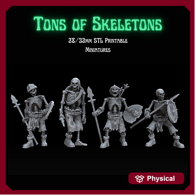 Tons of Skeletons: Equipped Skeletons with Spear