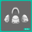 Space Knights V6 Stroud Smooth Shoulder Pad Type D