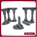 Ruined Column Starter Bundle A - Ruined Columns - Ancient Ruins