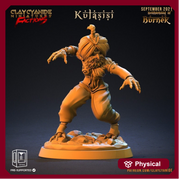 Owlfolk Monk arakocra | 28mm, 32mm,75mm Scales | Resin Mini | Dungeons and Dragons | Figure for painting |Pathfinder |Clay Cyanide - Only-Games