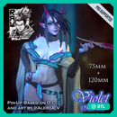 Violet (Pose 2) NSFW - 75mm and 120mm - STL only
