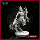 (0114) Male warrior centaur with spear and shield