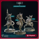 Barbarian Valkyries - Northwind Vikings - CastNPlay - Terrain Wargaming D&D DnD 28mm 32mm 40mm 54mm
