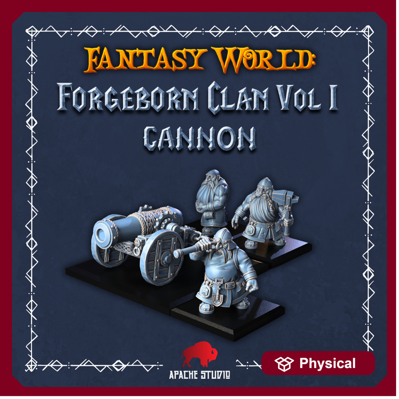 Forgeborn Clan: Cannon (dwarf unit)