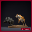 Bengal Tiger and Indian Boar Hunt