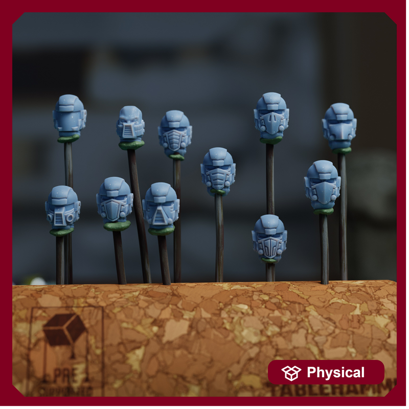 Bits Pack - Space Corps Trooper heads