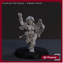 Gudrun the Skald - Dwarf Pinup (Dwarven Mountaineers of Skutagaard)