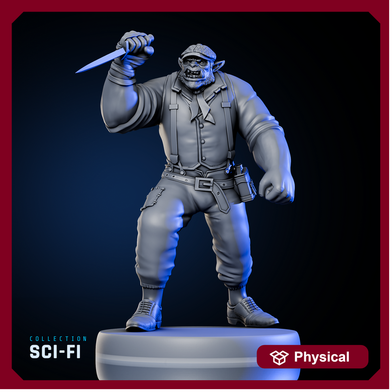 Orc Henchman w/ Knife - Only-Games