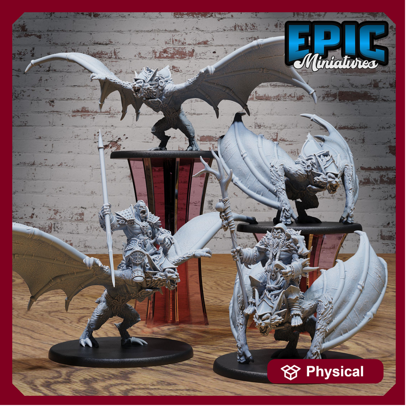 Orc Army Bat Rider Mount Set