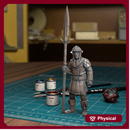 City Guard Spearman 02 - Frostgrave Pathfinder - Fantasy DND - TytanTroll Miniatures