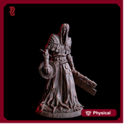 Witch Hunter Miniature | Monster Slayer Fighter Gunslinger | UNPAINTED Resin DnD 5E Pathfinder - Only-Games