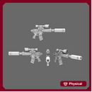 Space Knights AR Style Huntsman Rifle NOHAND X10