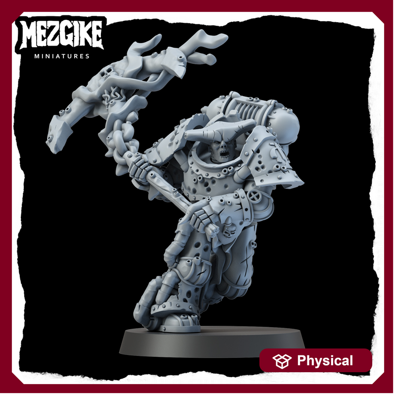 Dredge marine with anchor flail (physical miniature)