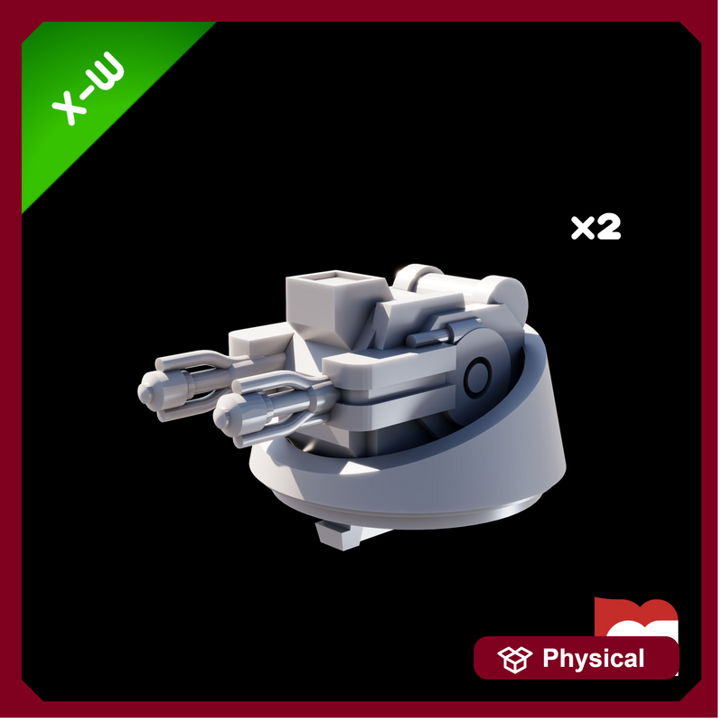 (XW) 2x Corellian Corvete Turret (CR-90 Rebels)