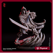 Warlock Hexblade, Rogue, Thief, Ranger PC / NPC | 5 Sizes /Scales | Mini -D&D Pathfinder Figurine - Only-Games