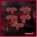 Crimson Wings Heavy Guns Set x5
