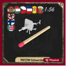 1/56 31M Schwarzlose machine gun with half shield and shoulder support