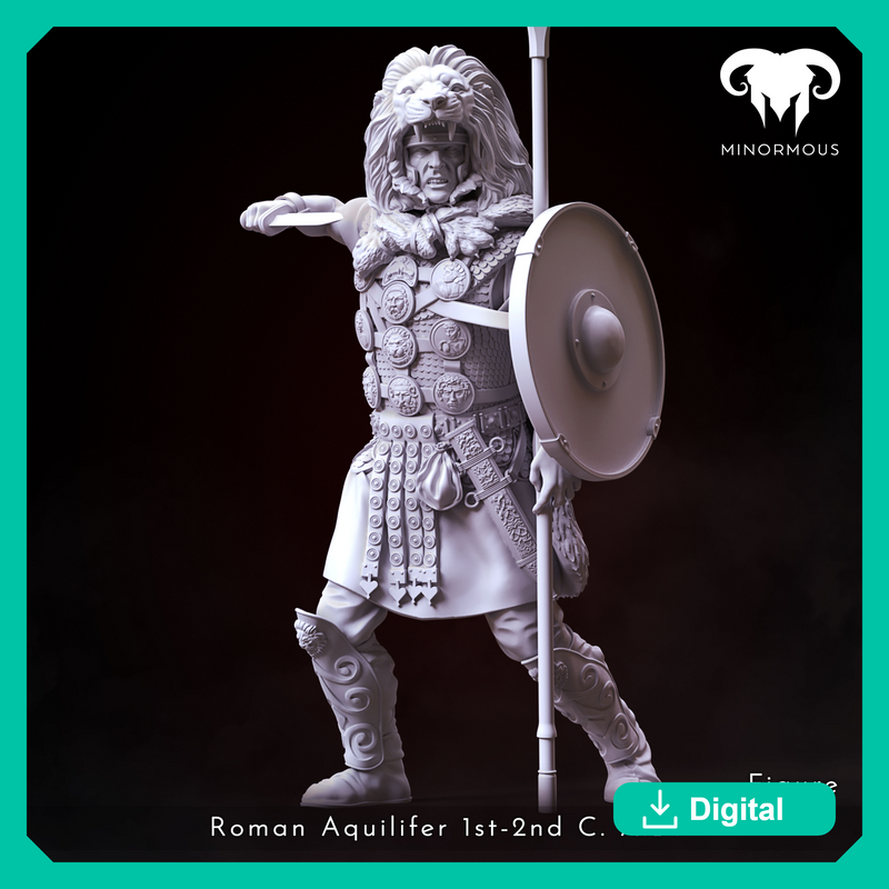 Figure - Roman Aquilifer 1st-2nd C. A.D. The Last Stand!
