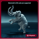 Mammoth falling 1-35 scale prehistoric animal