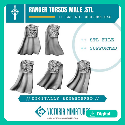Ranger Torsos Male x5 Remastered - Only-Games