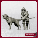 English Yeoman with warhound