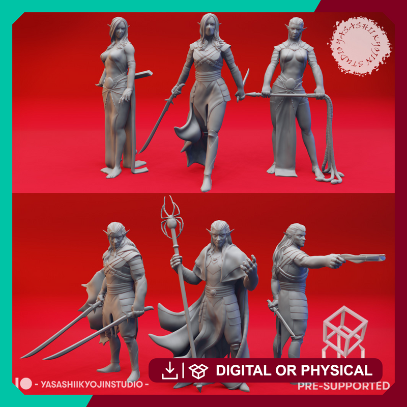 Eclipse of Drow - Tabletop Miniatures (Pre-Supported)