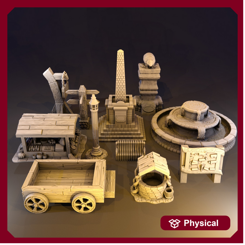 Town Decorations Set