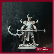 Gladiator Miniature | Polearm Fighter Arena Champion | UNPAINTED Resin - Only-Games