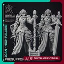 Joan - High Paladin - 2 Model - PRESUPPORTED - 32mm scale