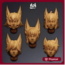 Fenrari - Miniature Heads