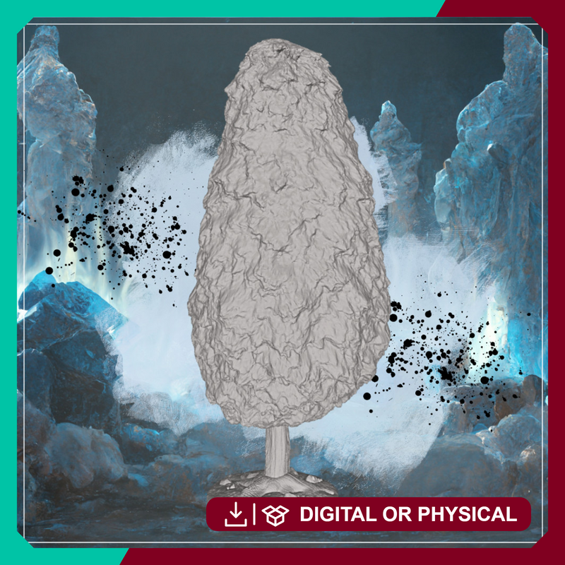 Tree 4 - Wilderness Terrain Prop STL, DnD & Wargaming Scenery