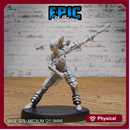 Dark Elf Gladiator Female Attack