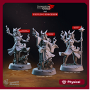 Tiefling Sorcerers - Dungeon Guild - CastNPlay - Terrain Wargaming D&D DnD 28mm 32mm 40mm 54mm
