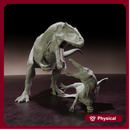 Carcharadontosaurus attack juvenile Spinosaurus 1/35