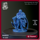 Marnash The Scout - Dwarven Scout - 54mm