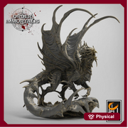 Blood Dragon Miniature  | Available in Mature & Ancient sizes 180mm High |Dragon Statue Figurine |Dungeons and Dragons 5e| Lord of the Print - Only-Games