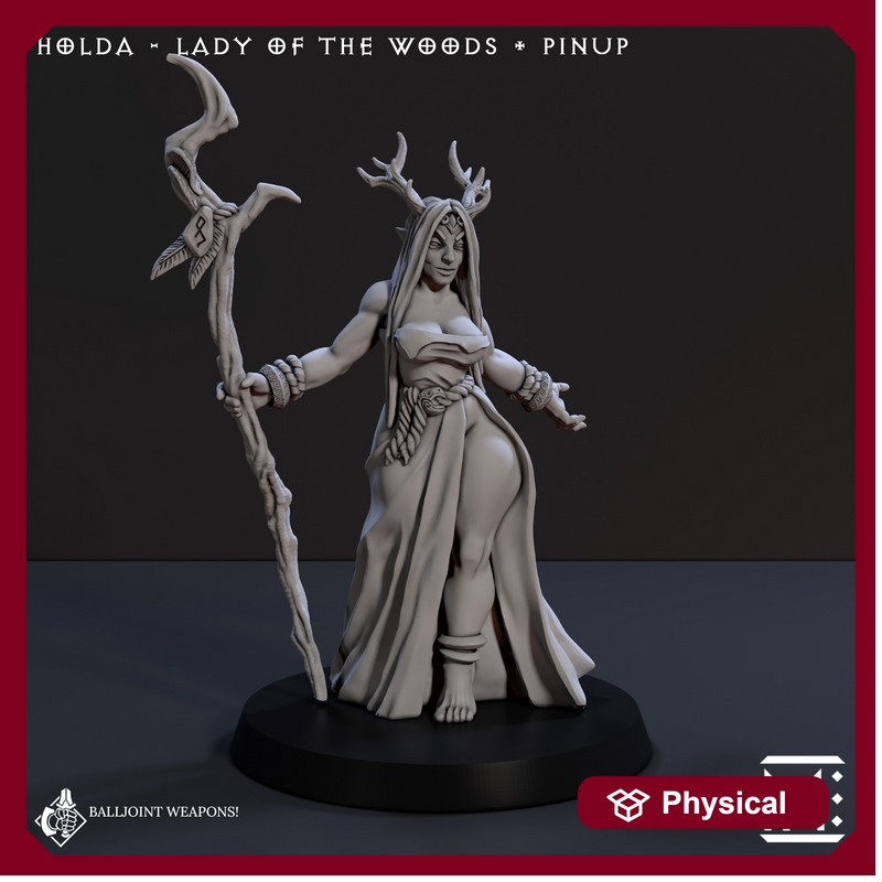 Holda The Lady of The Woods - Pinup (The Temple of Arba)