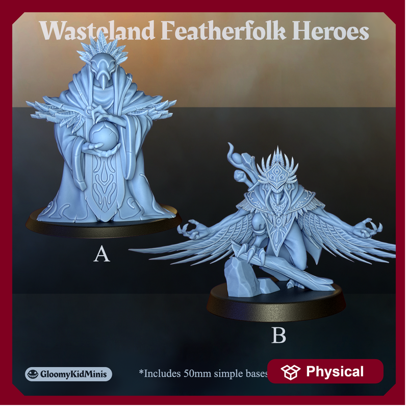 Wasteland Featherfolk Heroes