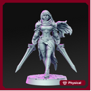 Melisa - Female fighter- 32mm - DnD