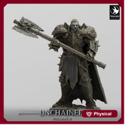 Human Ranger, Fighter Greataxe PC / NPC, DnD 5e Unpainted Mini| 28mm, 32mm,54mm,75mm,100mm Scales | Dungeons & Dragons - Only-Games