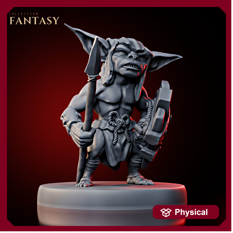 Goblin Spearman w/ Shield - Only-Games