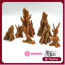 Swamp Trees - 3DHexes Wargaming Terrain D&D DnD