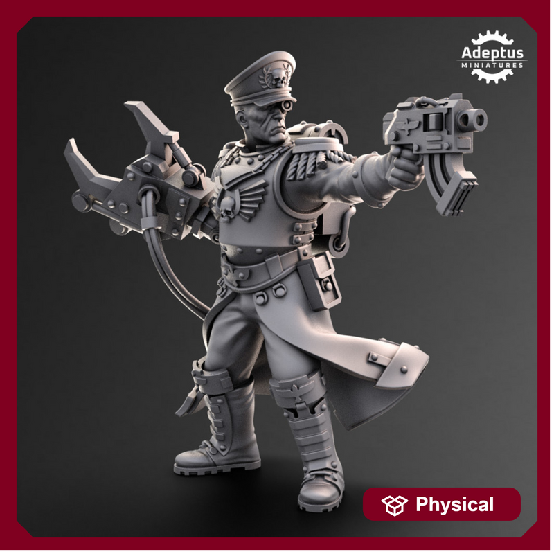 Commissar with a mechanical arm – Imperial Guard