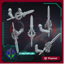 Crimson Angels Dual hands Sword