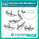 Rolled Sleeve Las Rifle Arms Female