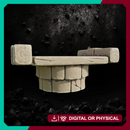 Bench Set (3 Benches) - Village Street Furniture STL for DnD & Wargaming
