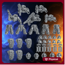 Millennium Wars Heavy Laser Squad x5