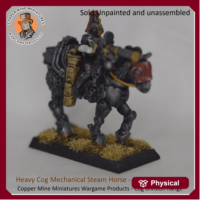 Cog Division - Machine Gunner riding Heavy / Large Cog MM Steam Horse (CMMWP020)