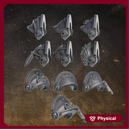 Black Gryphons Shoulder Pads Set x10